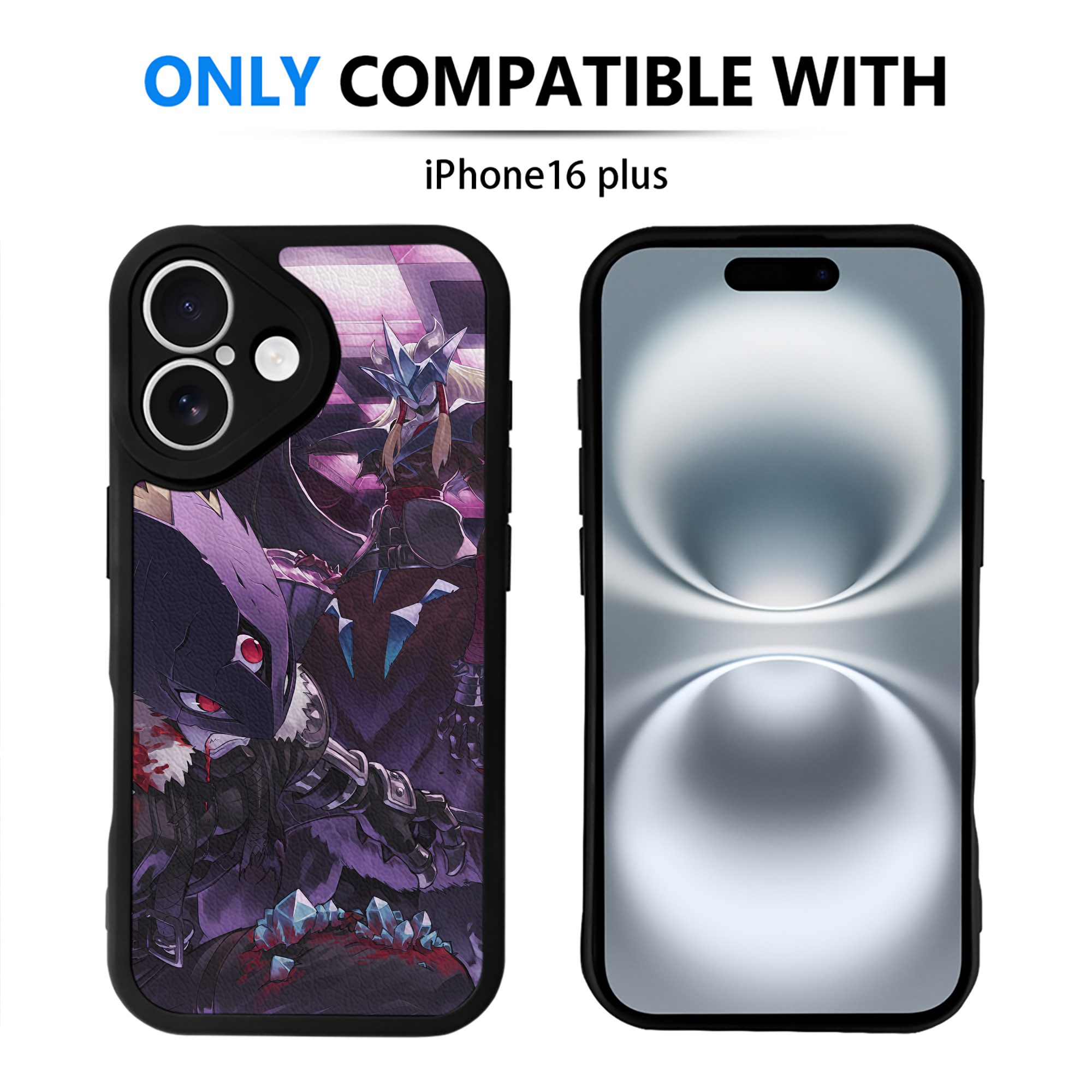 （画像用） Digimon デジタルモンスター/デジモン 【iPhone 16シリーズ対応】シリコンスマホケース（レザー調） 材質：シリコン